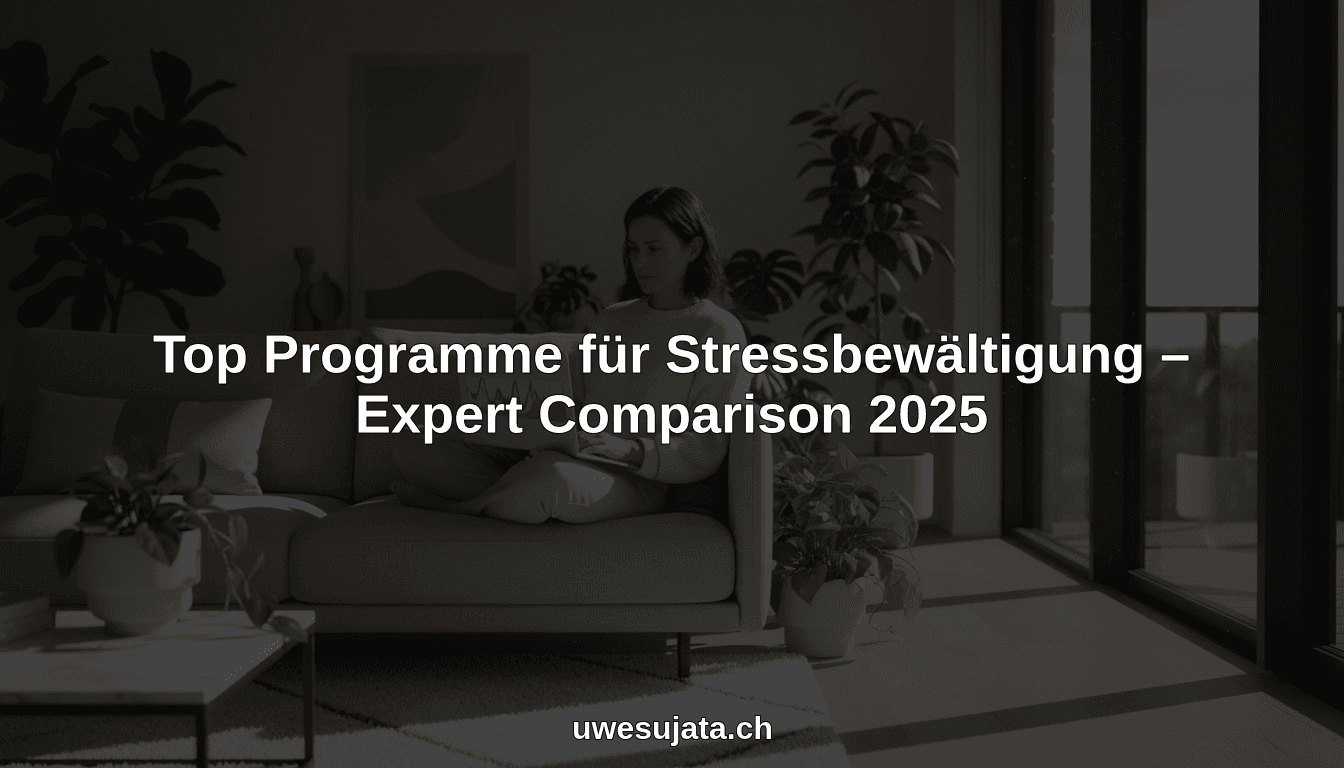Top Programme für Stressbewältigung – Expert Comparison 2025