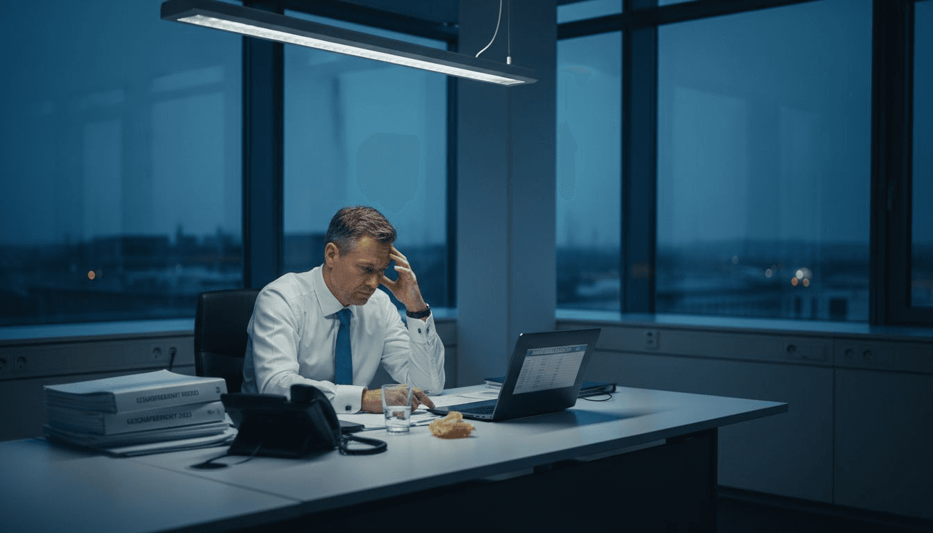 Warum Stress zu Schlafproblemen bei Führungskräften führt